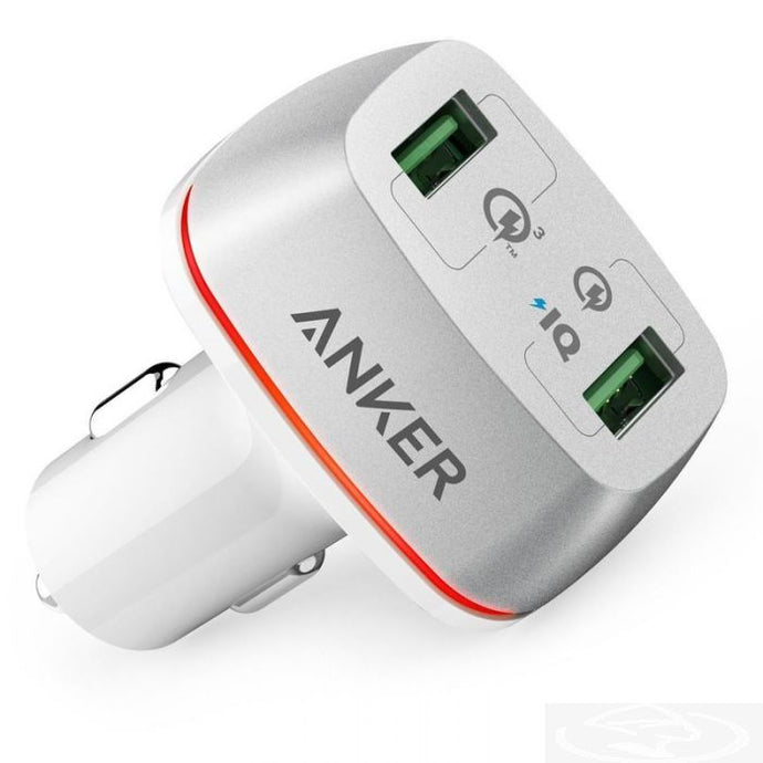 Anker PowerDrive+2 with Quick Charge 3.0 (White)