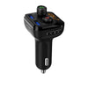 Porodo FM Tansmitter,Car Charger 3.4A with Bass Boost (Blak)