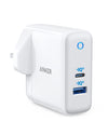 Anker PowerPort Atom III - Two Ports - White