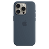 iPhone 15 Pro Silicone Case - Storm Blue