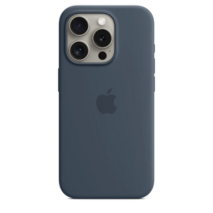 iPhone 15 Pro Silicone Case - Storm Blue