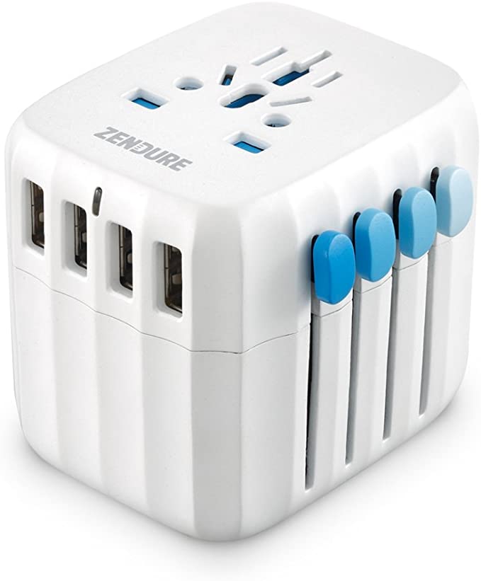 Zendure Passport Universal Wall Charger Adapter (White)