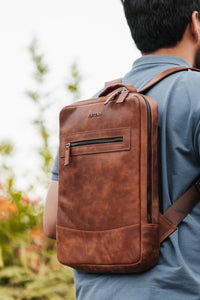 EXTEND Genuine Leather Backpack