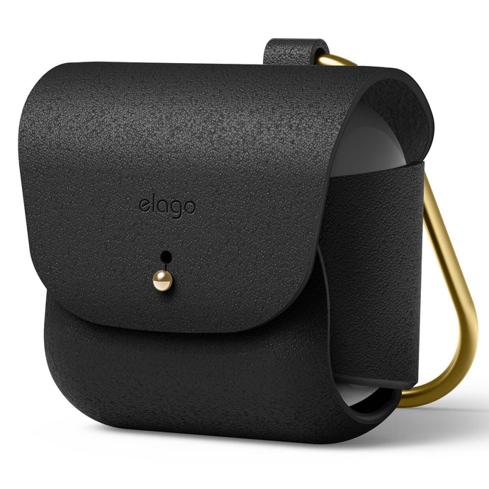 Elago Genuine Leather For Airpods 3 - Black