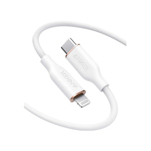 Anker PowerLine III flow USB-C With Lightning Connector 1.8m - White