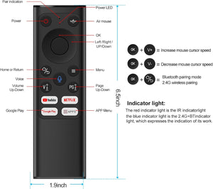 Voice Remote With Mini Keyboard