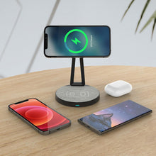 Load image into Gallery viewer, Levelo Dualflow 2in1 Magnetic Wireless Charging Stand
