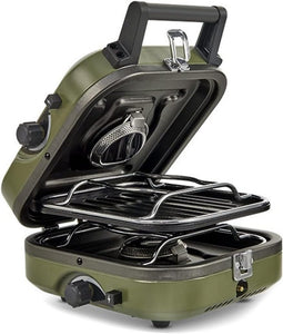 Double-Flame Folding Gas Stove