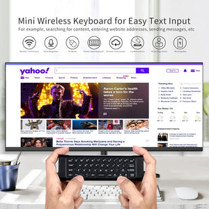 Voice Remote With Mini Keyboard