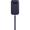 iPhone 12 ProMax Leather Case - Violet