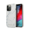 Guess Case For iPhone 13 Pro Max - White marble