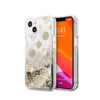 Guess Glitter Case For iPhone 13 - Gold