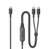 Anker 2-IN-1 USB-C to USB-C Cable 4ft-Black