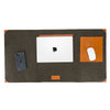 EXTEND Genuine Leather Desk Pad-Dark Green