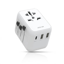 Load image into Gallery viewer, Green Lion 20W PD Universal Travel Adapter - White
