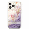 Guess Liquid Glitter Case For 13Pro - Purple