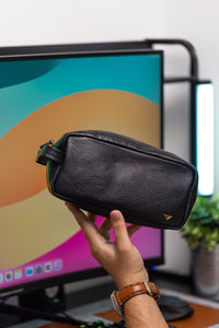 EXTEND Genuine Leather Hand Bag Dopp Kit