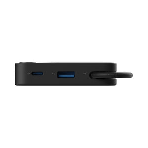 Momax 1-Power X Battery Pack (10000mAh) With Built-in USB-C Cable-Black