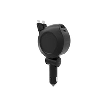 Load image into Gallery viewer, Levelo Orbis 4 IN 1 Saffiano Leather Car Charger
