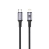 Levelo Otto USB C to Lightning Cable 1.2M-Black