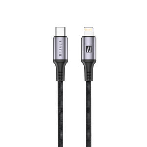 Levelo Otto USB C to Lightning Cable 1.2M-Black