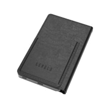 Load image into Gallery viewer, Levelo Vermont Portable 5000mAh 3 in 1 Wallet - Power Bank - Black
