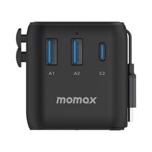 Load image into Gallery viewer, Momax 1-World AC Travel Adapter 3 Port
