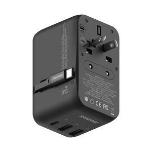 Momax 1-World AC Travel Adapter 3 Port