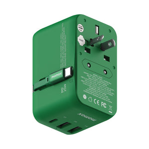 Momax 1-World AC Travel Adapter 3 Port