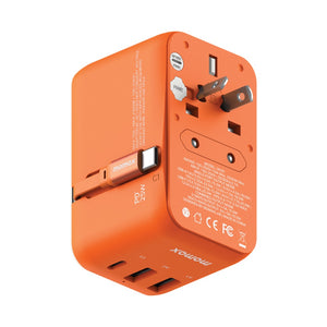 Momax 1-World AC Travel Adapter 3 Port