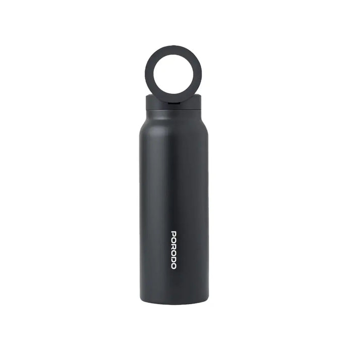 Porodo Magnetic Mount Water Bottle 700Ml-Black