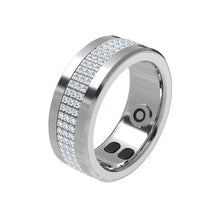 Load image into Gallery viewer, Porodo Jewels Smart Ring - Health Tracker Silver
