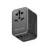 Momax 1-World 65w Gan Ports - Black