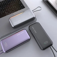 Load image into Gallery viewer, Porodo 10000mAh Power Bank Dual Built-in Cables
