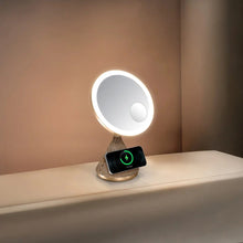 Load image into Gallery viewer, Porodo LFS084 Led Makeup Mirror Speaker Magsafe Charger 15W
