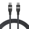 Anker USB-C to USB-C Cable (6 ft, 240W, Upcycled-Braided) - Black