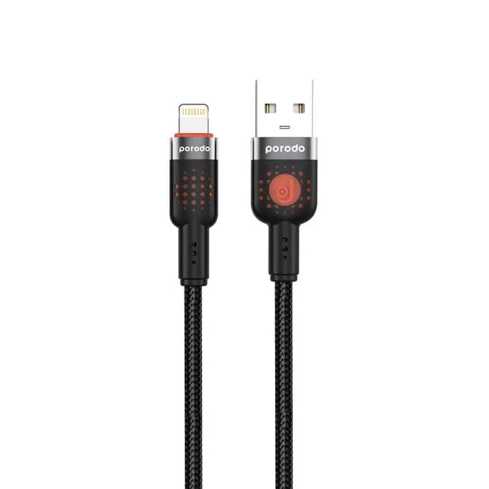 Porodo Braided Cable USB-A To Lightning 1.2M