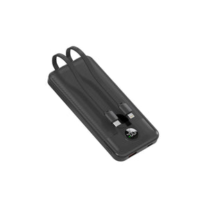 Porodo PBO57 10000mAh Power Bank Integrated Cables