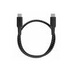 Powerology Braided USB-C to USB-C 2M-Black