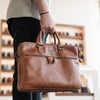 EXTEND Genuine Leather Hand Bag 1794 - Caramel Brown