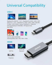 Load image into Gallery viewer, Anker 311 USB-C to HDMI Cable 1.8m Braided
