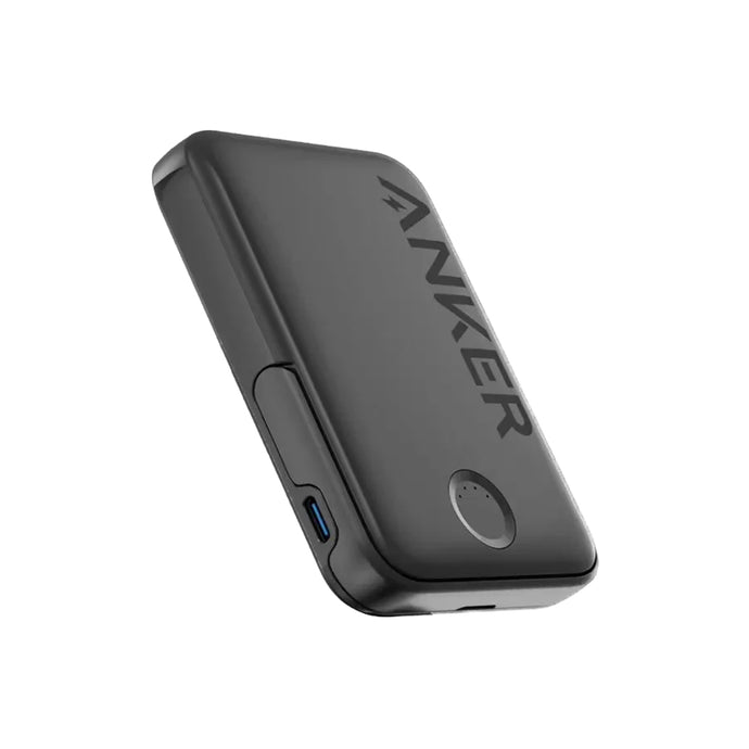 Anker MagGo Power Bank 5000mAh 7.5W Stand with Anker 322 USB-C to USB-C Cable 0.9 mBraided - Black