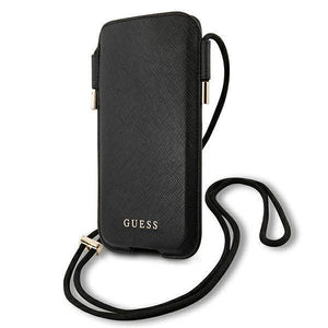 GUESS hand bag for iphone 12 pro max - Black