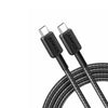 Anker USB-C to USB-C Cable (3 ft, 240W, Braided) - Black