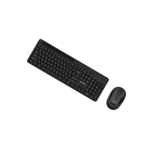 Porodo Dual Mode Wireless Keyboard Mouse Set With Mobile Phone Stand