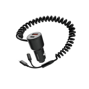 Porodo Dual Port Car Charger PD 30W