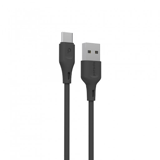 Porodo High Speed USB-C Data Cable 2m - Black